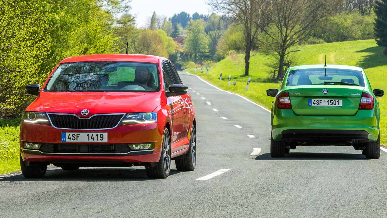 Los Skoda Rapid y Spaceback se renuevan