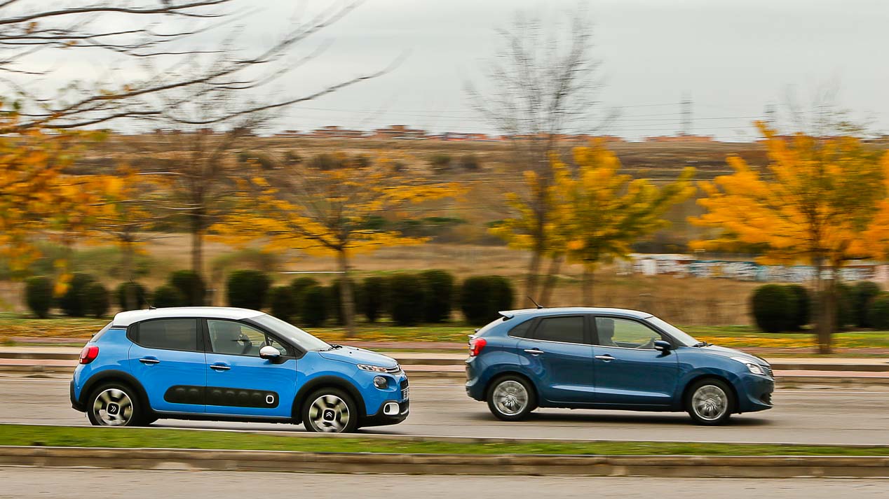 Comparativa: Citroën C3 1.2 PureTech/82 vs Suzuki Baleno 1.2 Dualjet SHVS