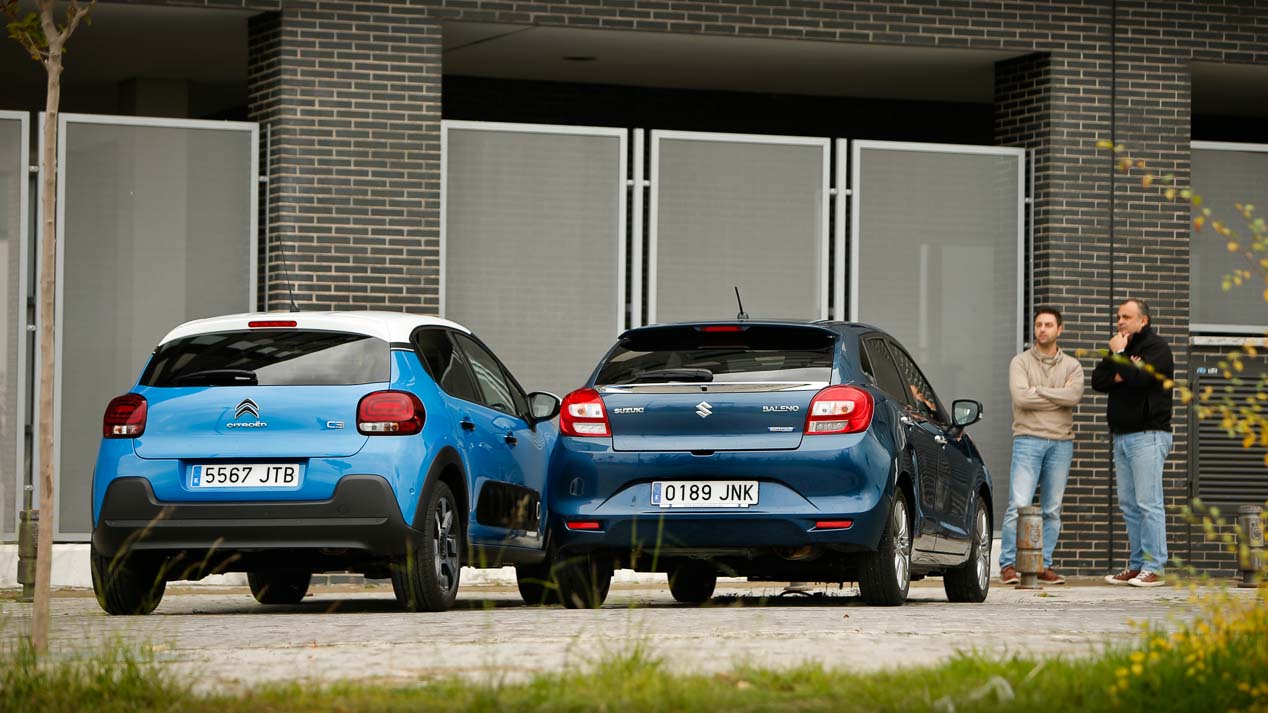 Comparativa: Citroën C3 1.2 PureTech/82 vs Suzuki Baleno 1.2 Dualjet SHVS