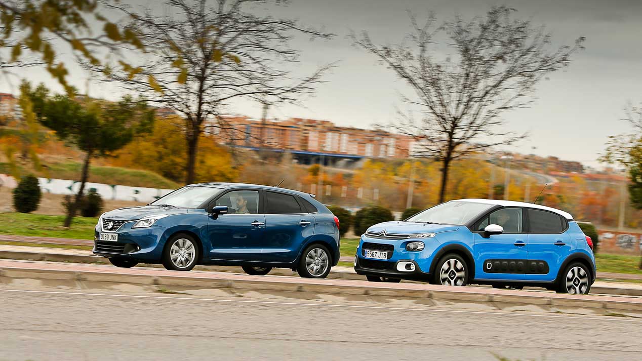 Comparativa: Citroën C3 1.2 PureTech/82 vs Suzuki Baleno 1.2 Dualjet SHVS