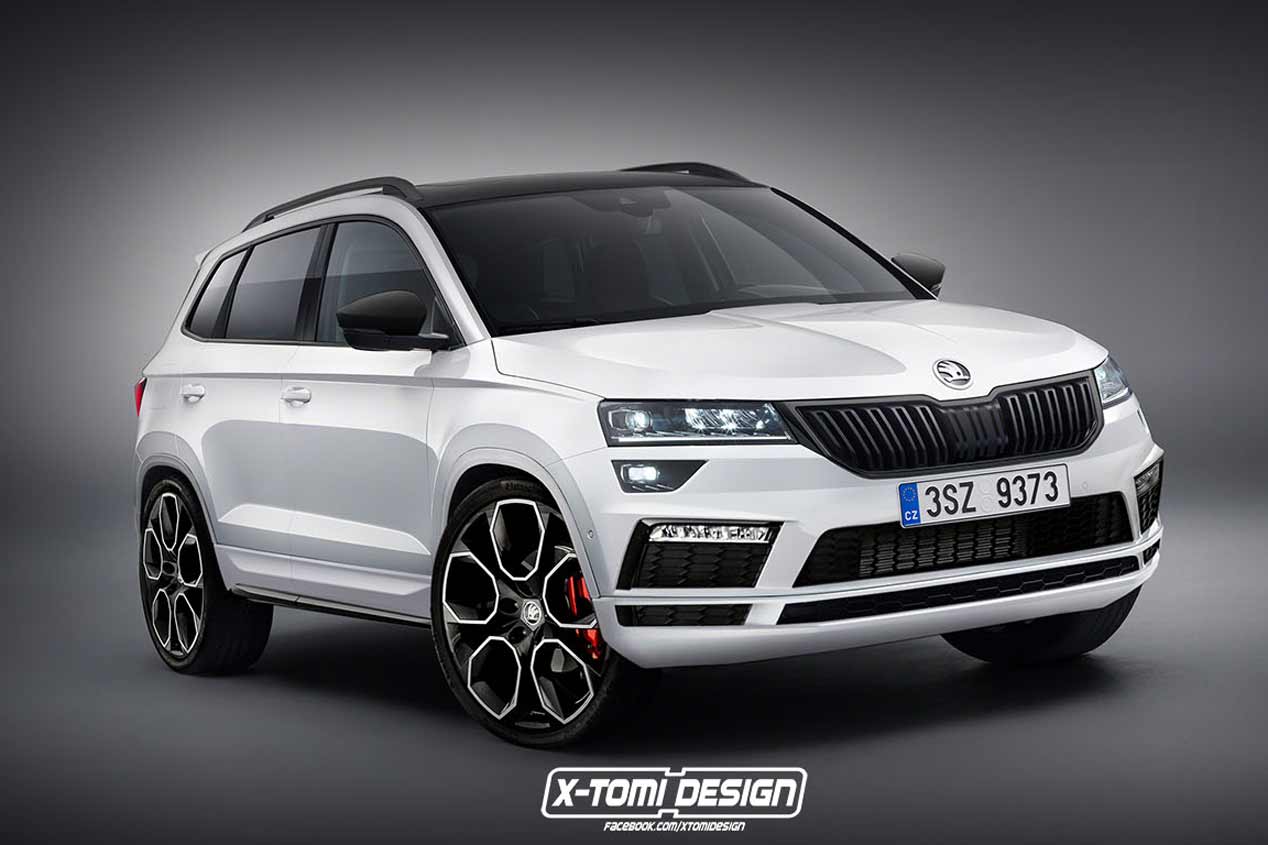 Skoda Karoq RS y Monte Carlo: así podrían ser estos dos nuevos SUV deportivos
