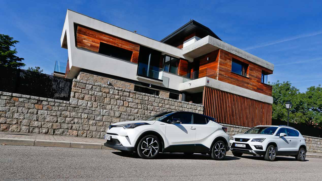 Comparativa: Toyota C-HR vs Seat Ateca 1.4 EcoTSI