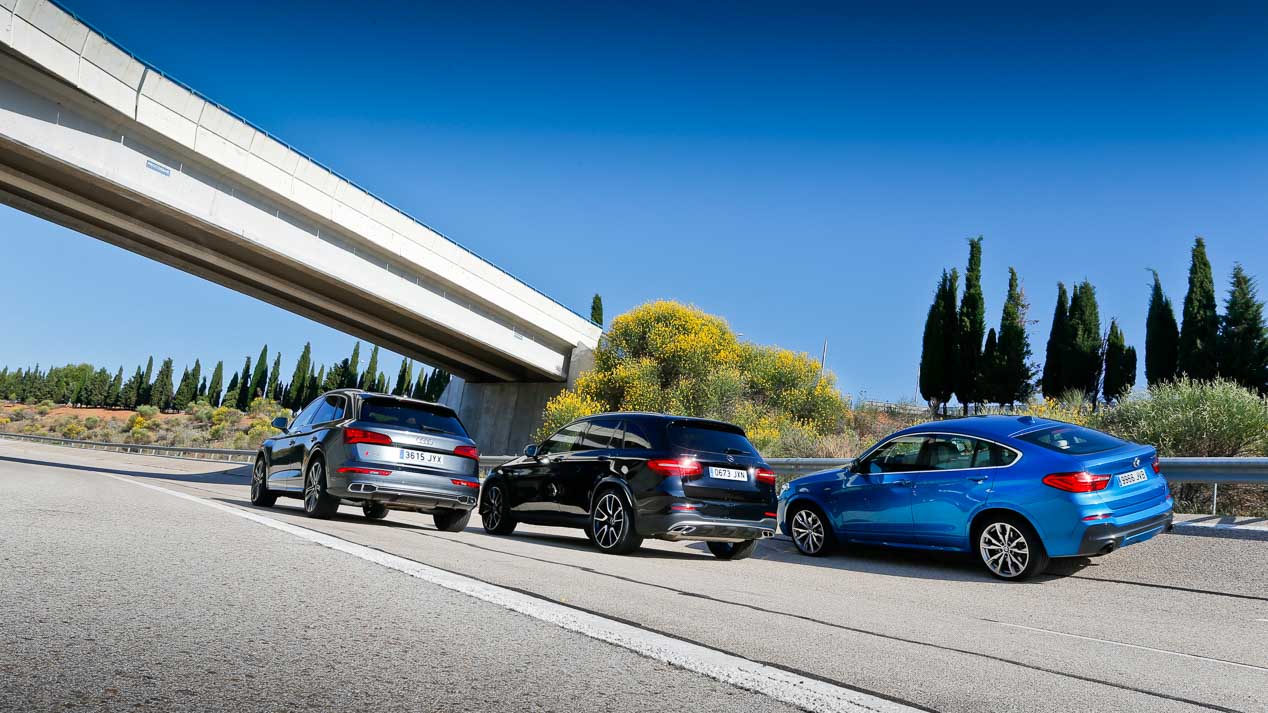 Audi SQ5, BMW X4 M40i y Mercedes-AMG GLC 43, tres SUV de enfoque deportivo