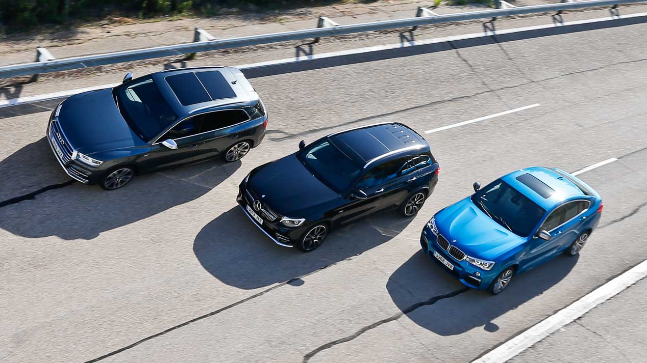 Audi SQ5, BMW X4 M40i y Mercedes-AMG GLC 43, tres SUV de enfoque deportivo