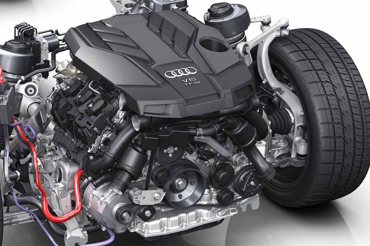 Motores en V "electrificados" del nuevo Audi A8