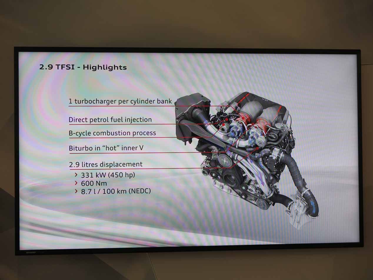Motores en V "electrificados" del nuevo Audi A8