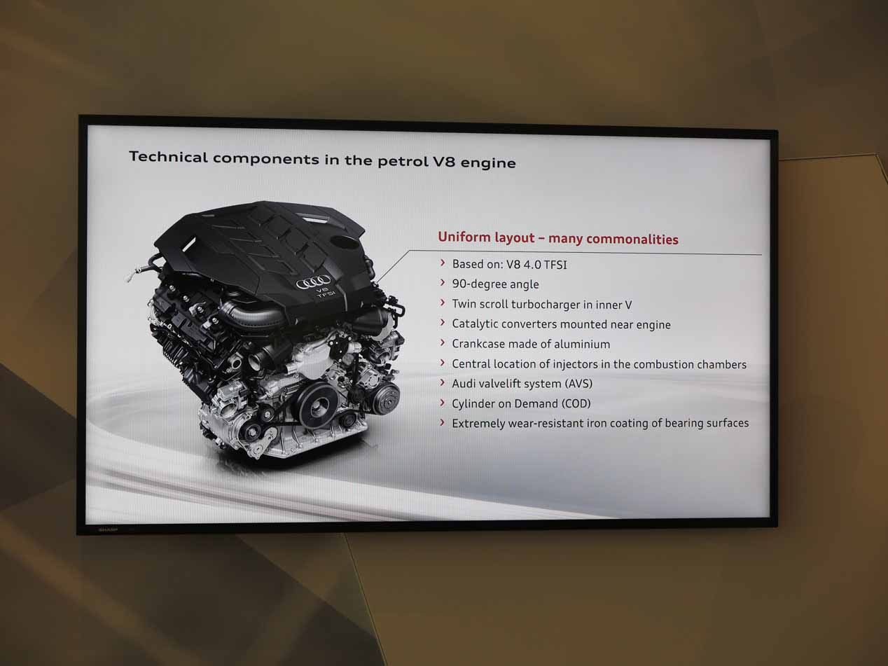 Motores en V "electrificados" del nuevo Audi A8