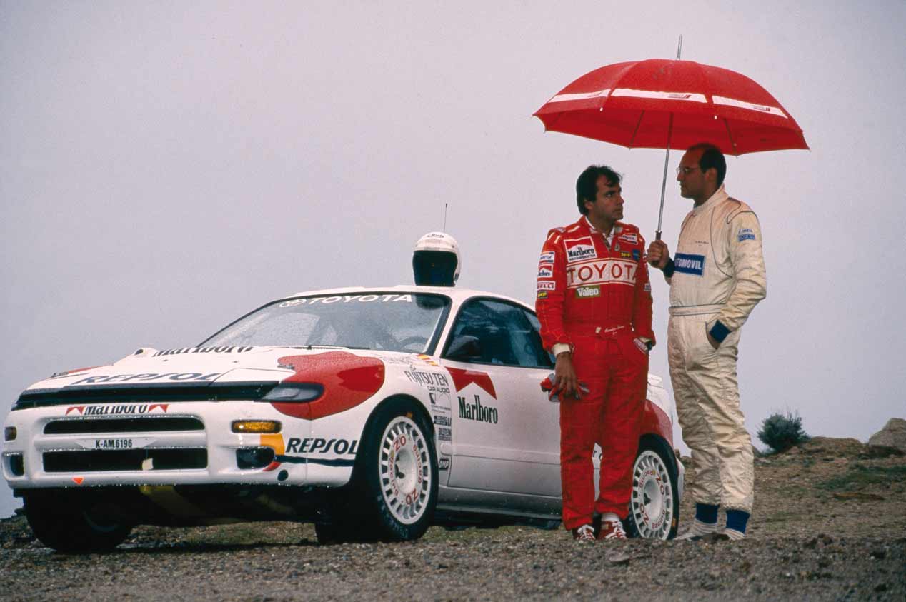 Prueba original del Toyota Celica Turbo 4WD Grupo A de Carlos Sainz, ¡qué cochazo!