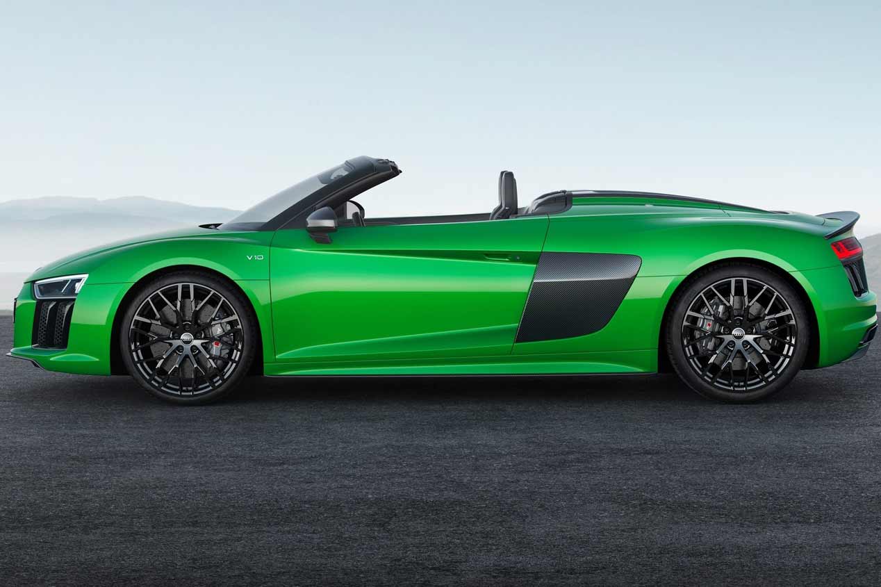 Audi R8 Spyder V10 Plus: el descapotable más rápido y extremo de Audi