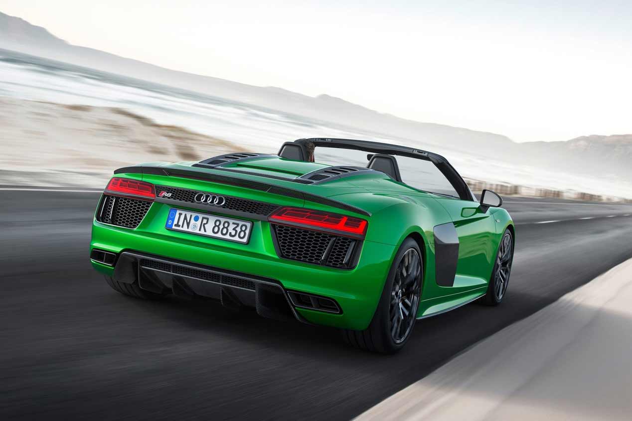 Audi R8 Spyder V10 Plus: el descapotable más rápido y extremo de Audi