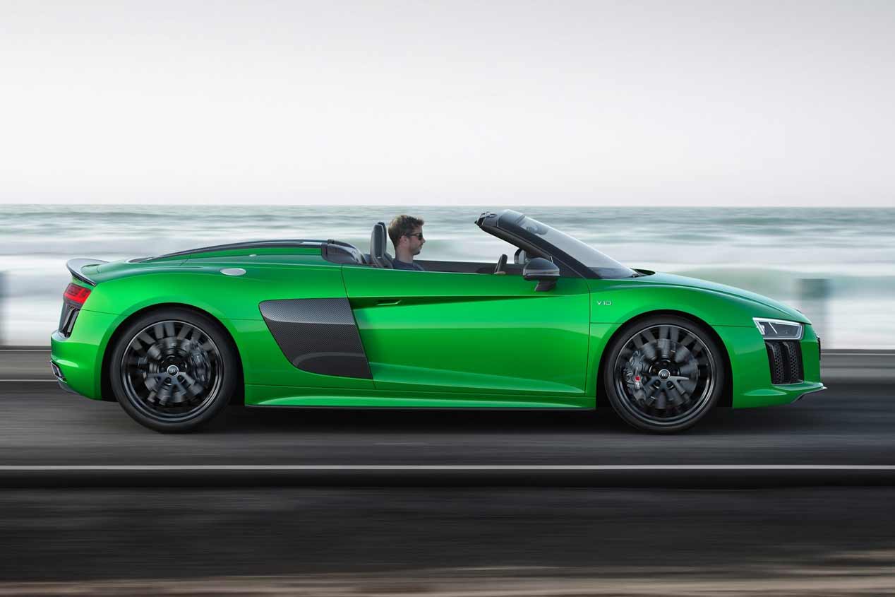 Audi R8 Spyder V10 Plus: el descapotable más rápido y extremo de Audi