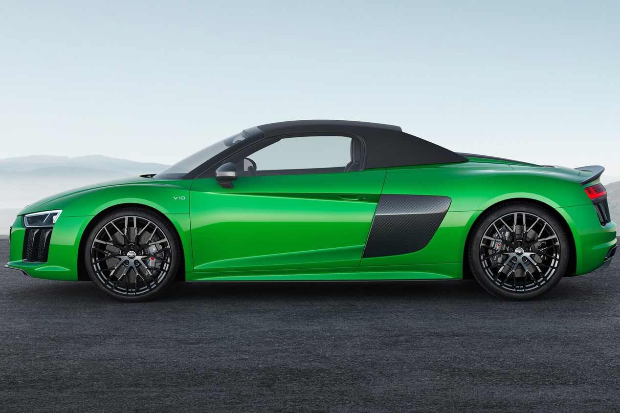 Audi R8 Spyder V10 Plus: el descapotable más rápido y extremo de Audi