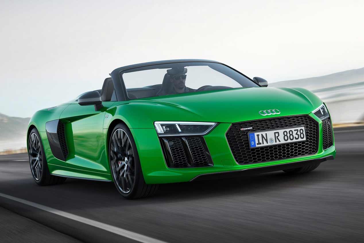 Audi R8 Spyder V10 Plus: el descapotable más rápido y extremo de Audi