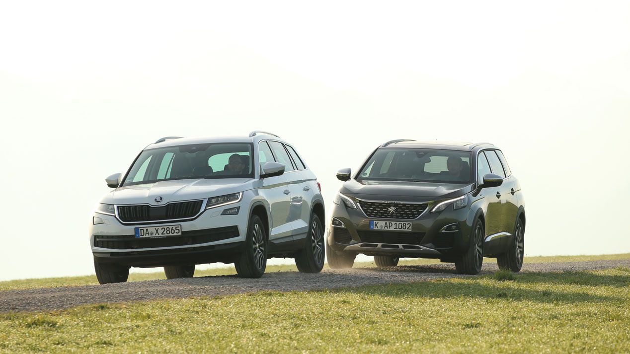 Comparativa: Peugeot 5008 2.0 BlueHDI vs Skoda Kodiaq 2.0 TDI