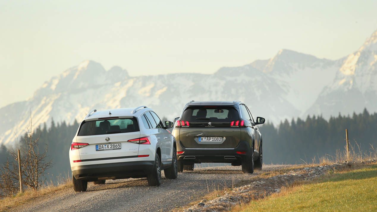 Comparativa: Peugeot 5008 2.0 BlueHDI vs Skoda Kodiaq 2.0 TDI