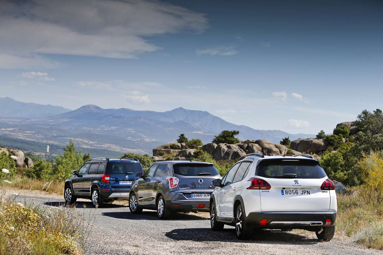 Comparativa SUV: Peugeot 2008 vs Skoda Yeti vs SsangYong Tivoli