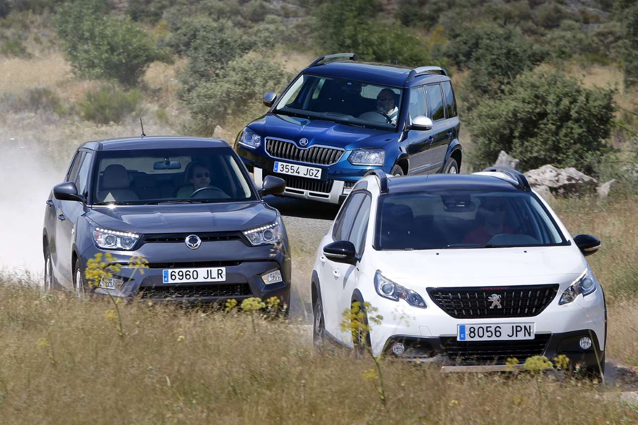 Comparativa SUV: Peugeot 2008 vs Skoda Yeti vs SsangYong Tivoli