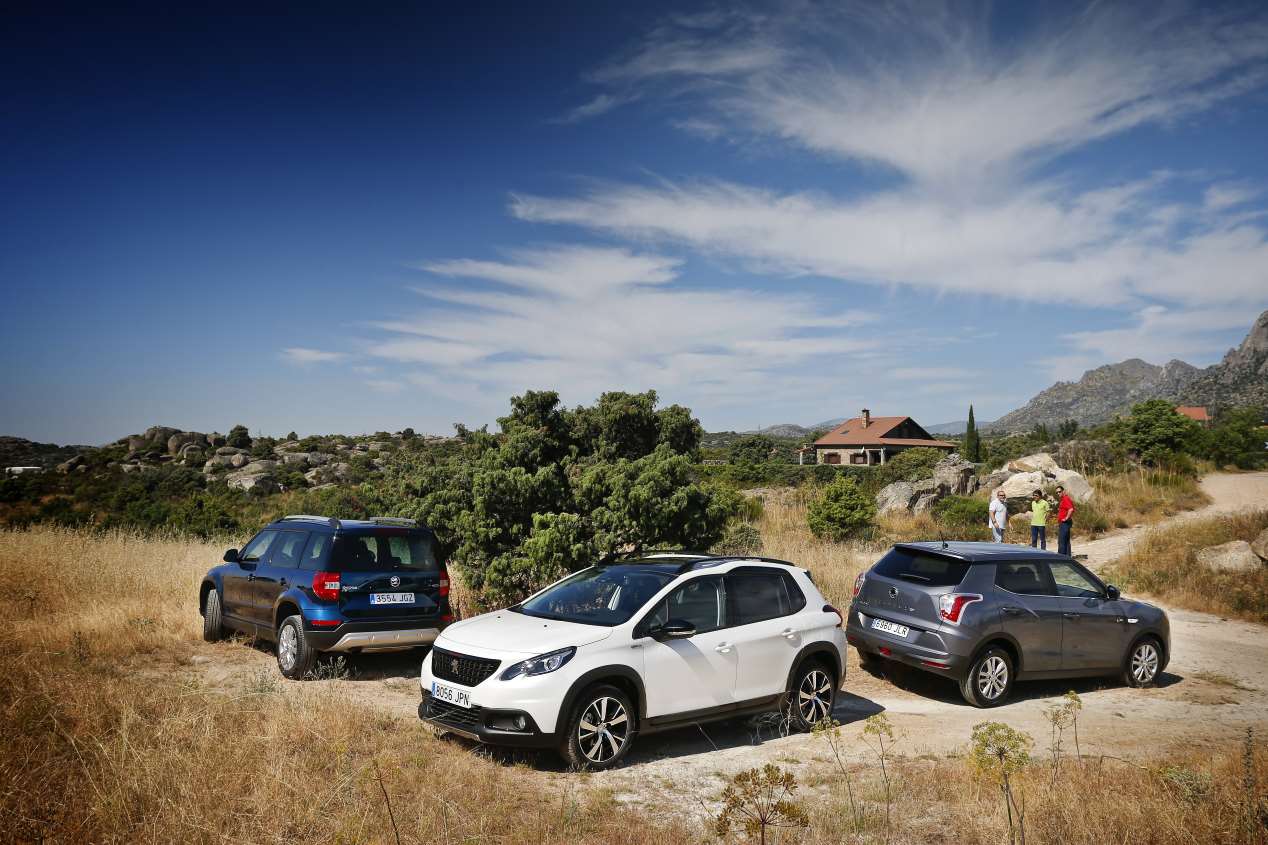 Comparativa SUV: Peugeot 2008 vs Skoda Yeti vs SsangYong Tivoli