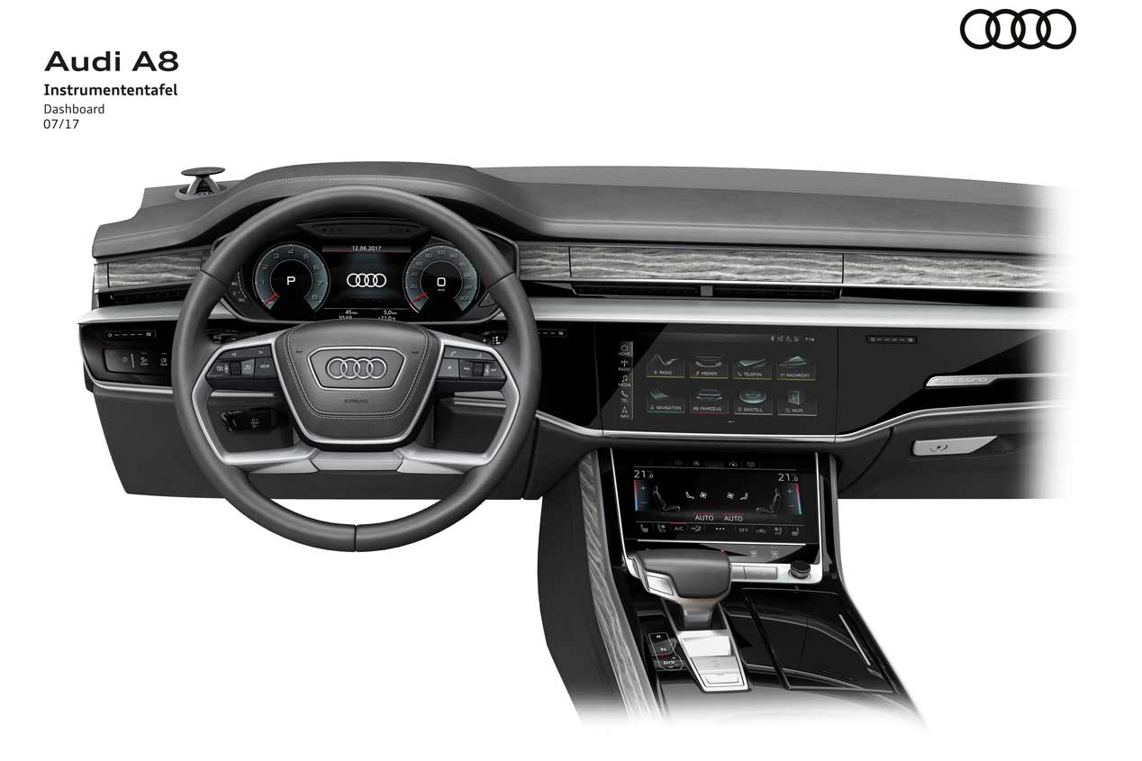 ¡Oficial! Nuevo Audi A8, sus FOTOS más espectaculares
