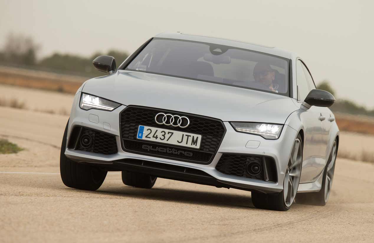A prueba los Audi RS7 Sportback y Porsche Panamera Turbo