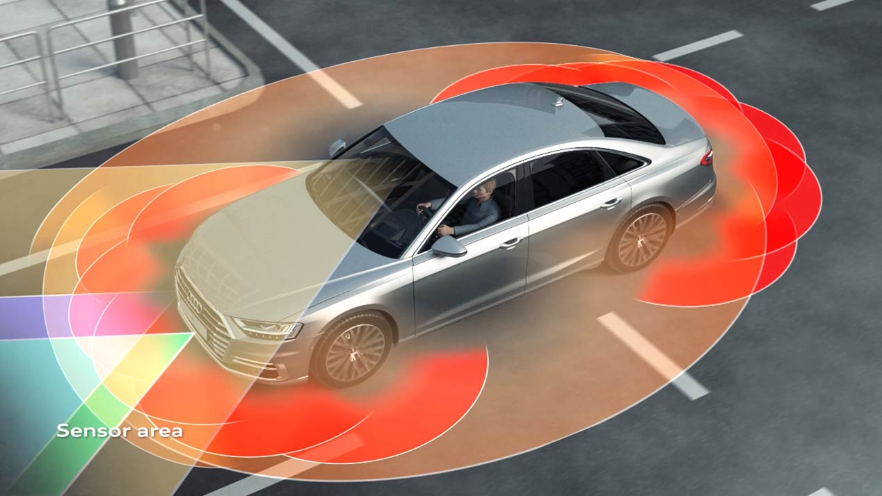 El nuevo escáner láser del Audi A8 2018, toda una revolución