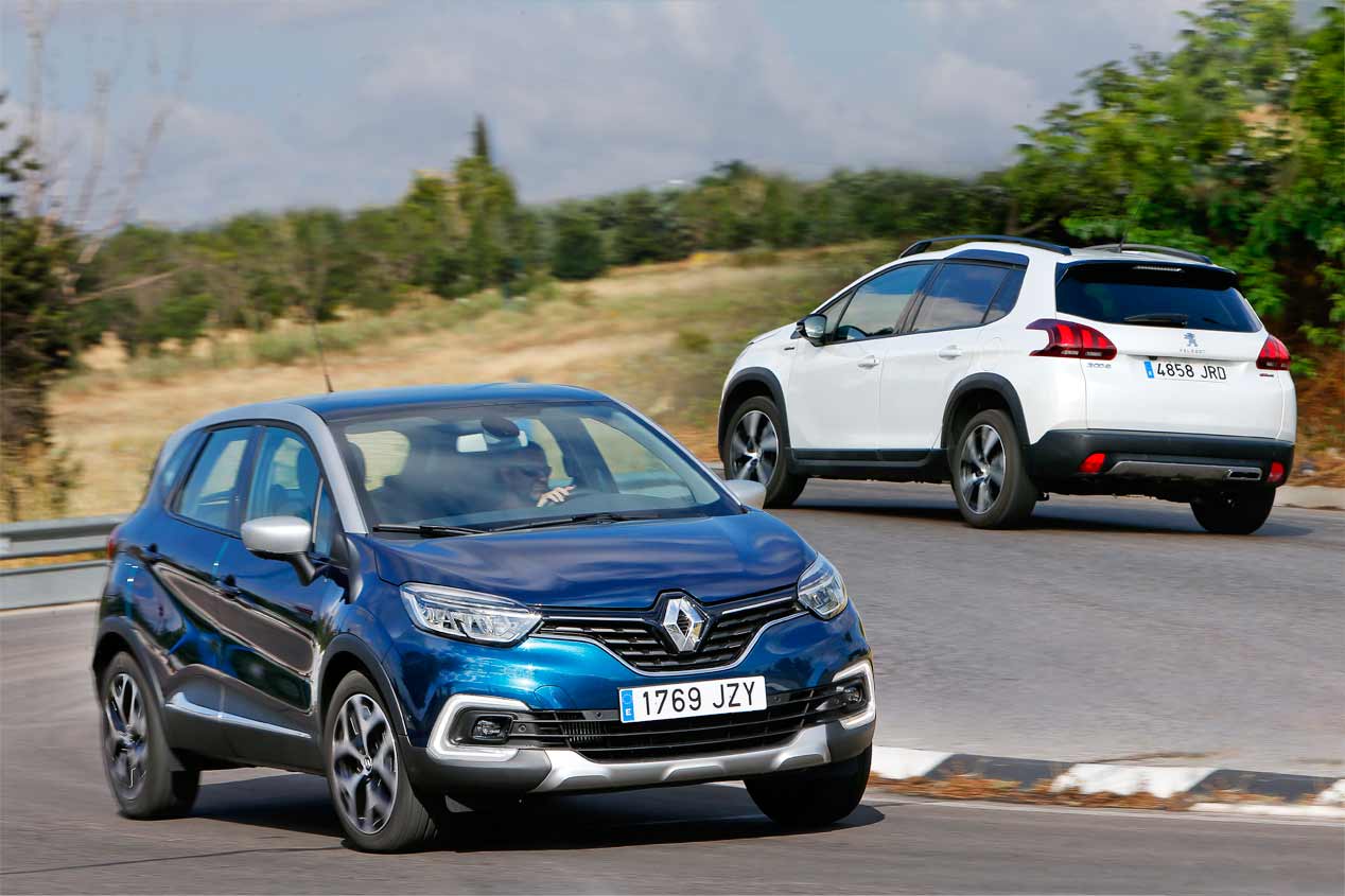 A prueba el Peugeot 2008 BlueHDI y el Renault Captur dCi