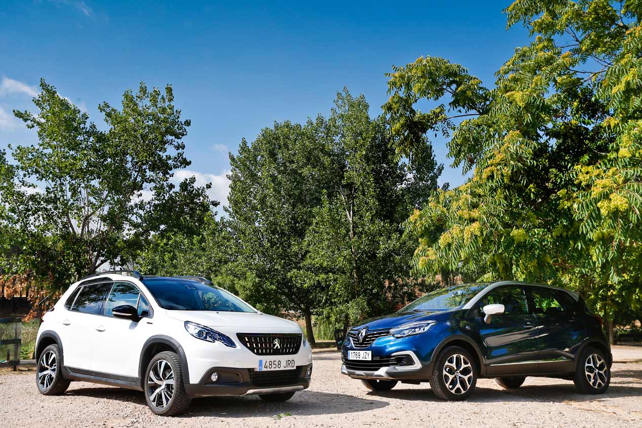 A prueba el Peugeot 2008 BlueHDI y el Renault Captur dCi