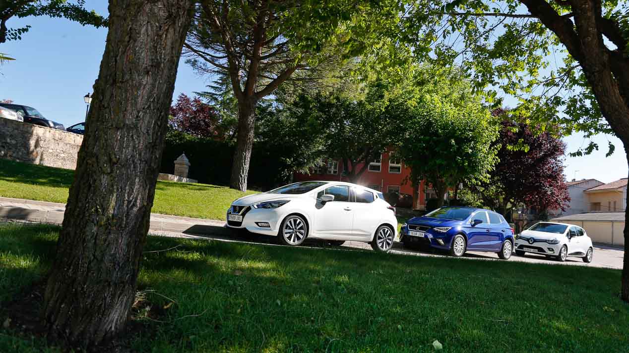 Comparativa: Seat Ibiza TSI, Nissan Micra IG-T y Renault Clio TCE