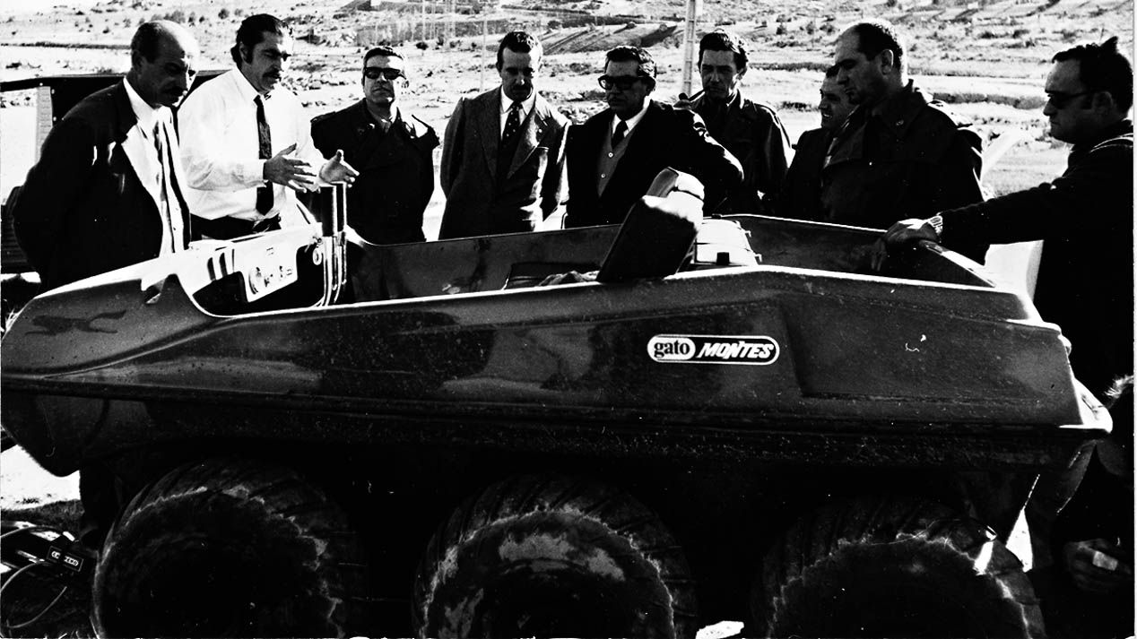 Historia y prueba del Gato Montés: el coche-anfibio español