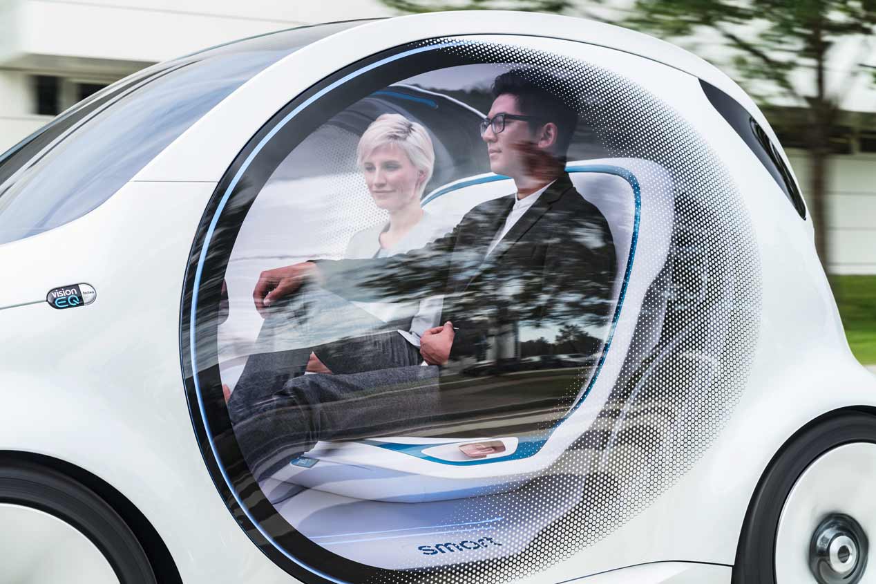 Smart Vision EQ Fortwo: no tiene volante ni pedales