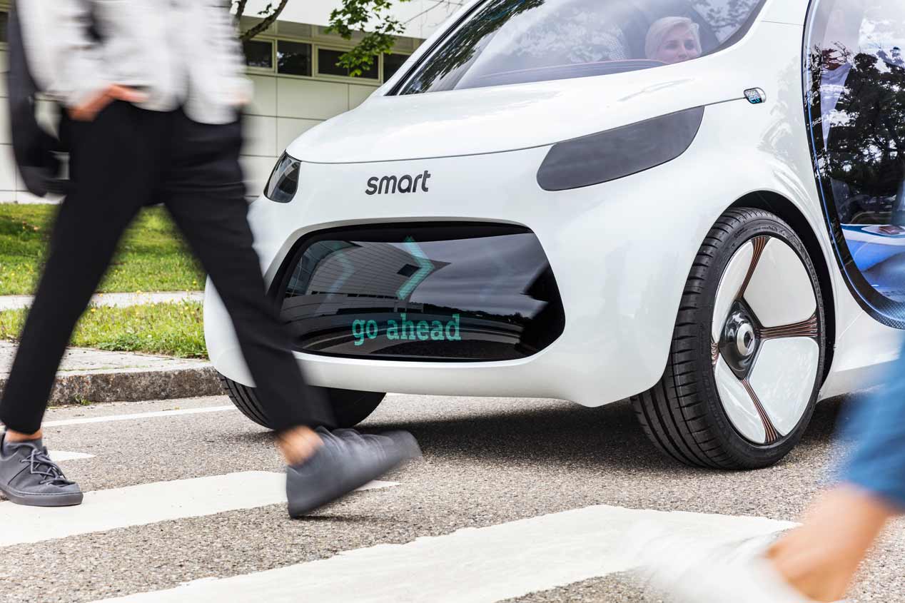 Smart Vision EQ Fortwo: no tiene volante ni pedales