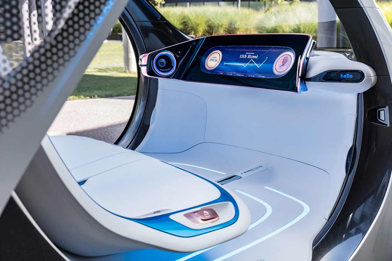Smart Vision EQ Fortwo: no tiene volante ni pedales