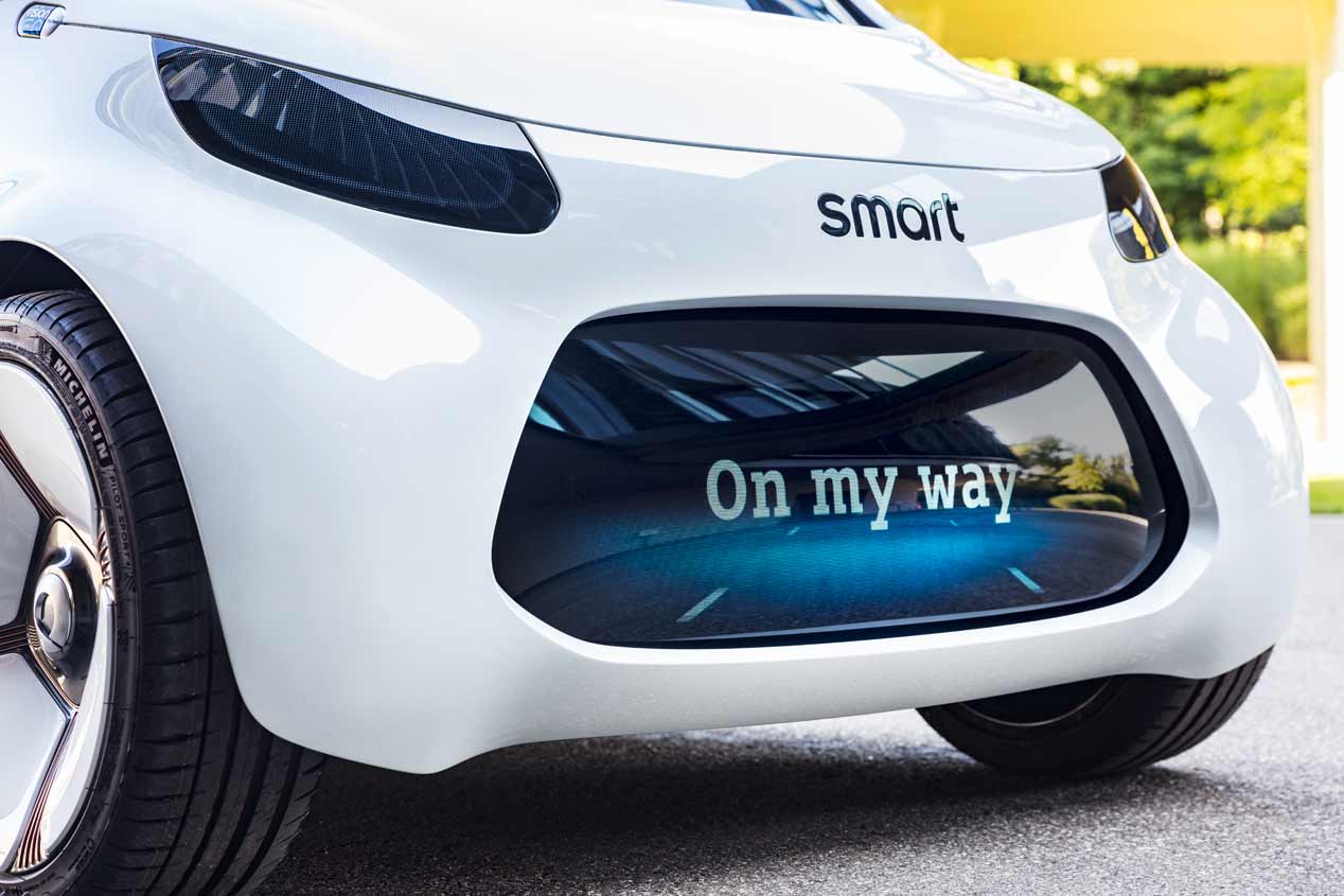 Smart Vision EQ Fortwo: no tiene volante ni pedales