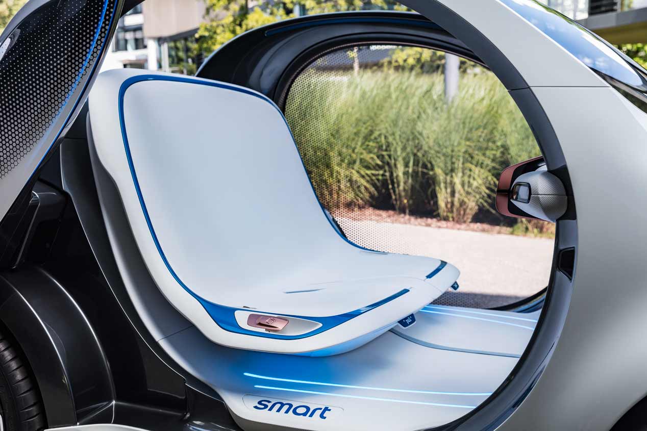 Smart Vision EQ Fortwo: no tiene volante ni pedales