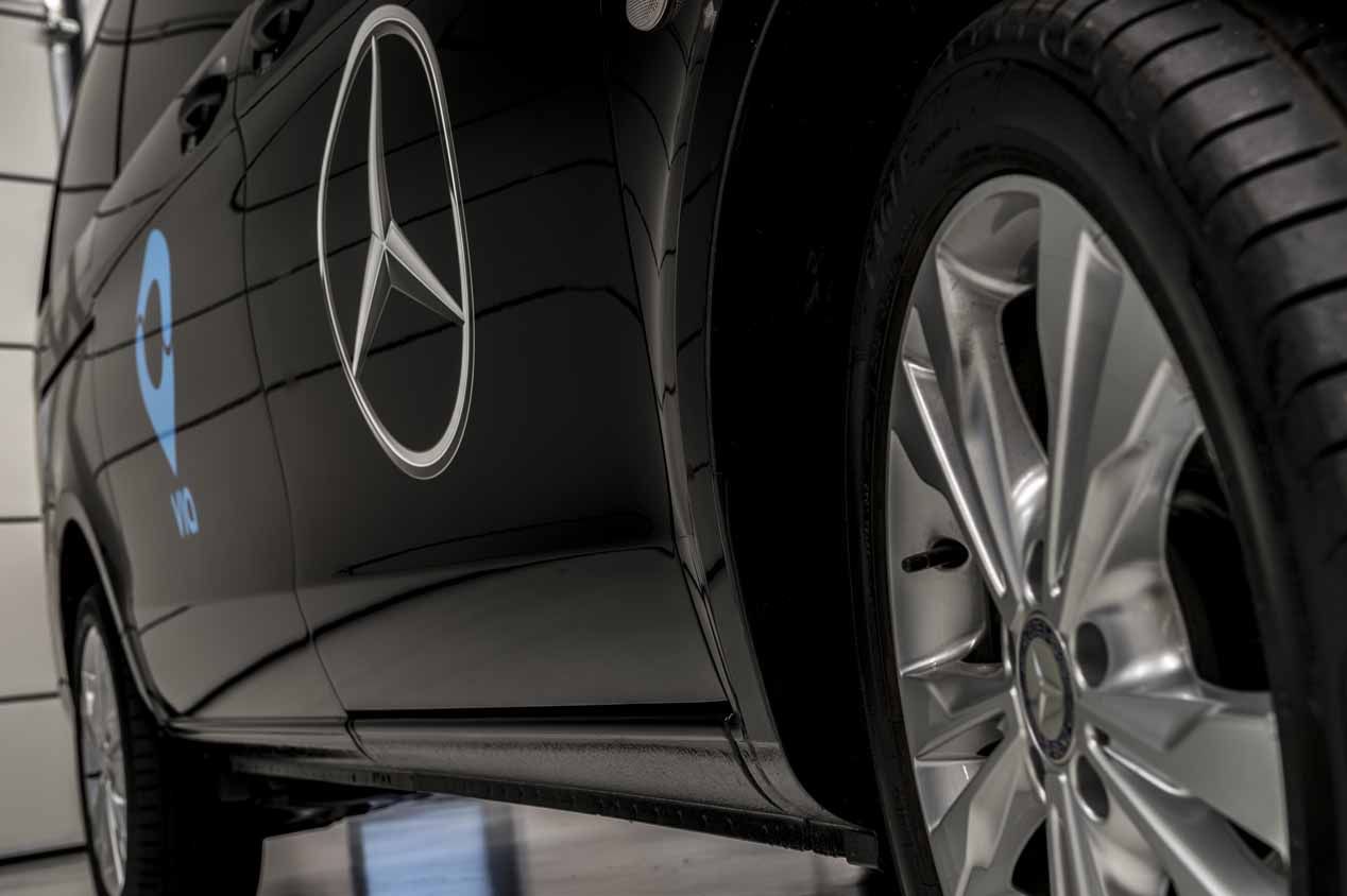 Mercedes y Via se unen para la movilidad a demanda con minibuses urbanos compartidos
