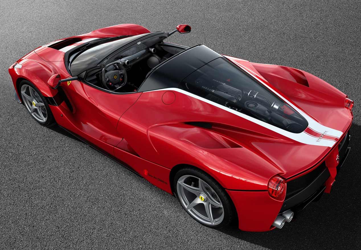 El Ferrari LaFerrari Aperta más solidario