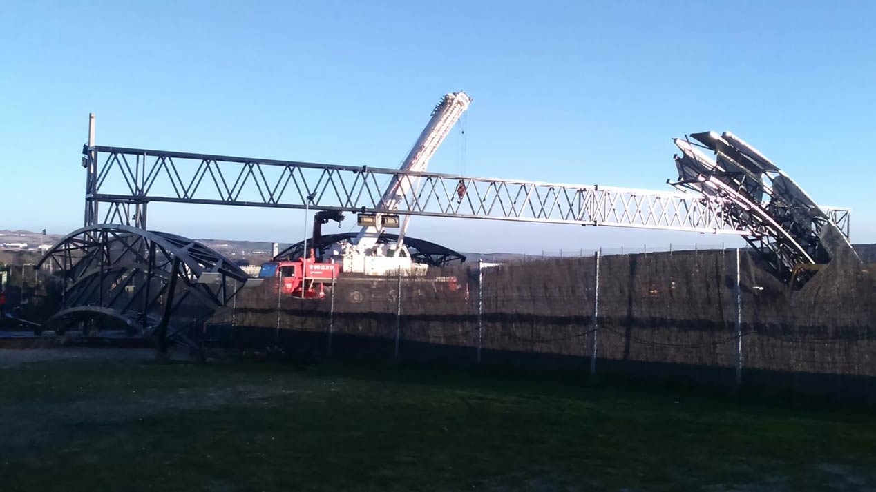 Así luce el nuevo puente Dunlop del Circuito del Jarama