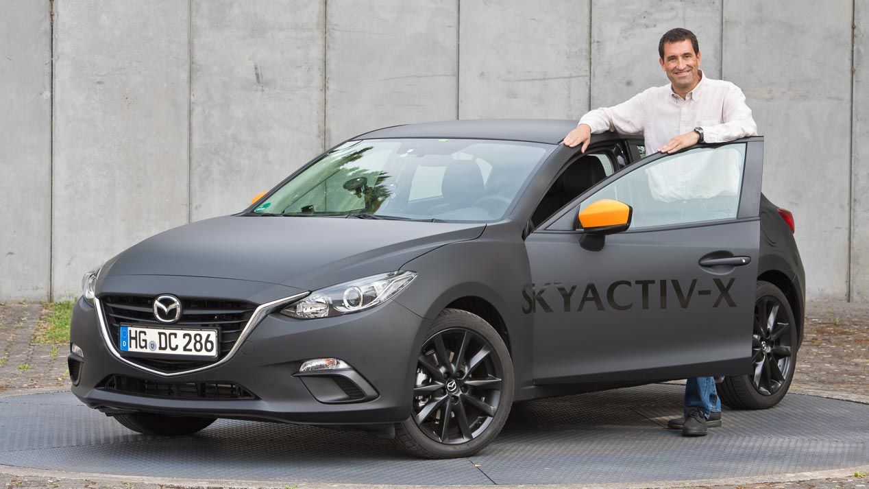 Skyactiv-X conducimos el motor de gasolina que funciona como un Diesel