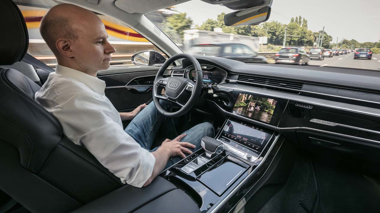 Audi traffic jam pilot: la conducción autónoma del nuevo Audi A8