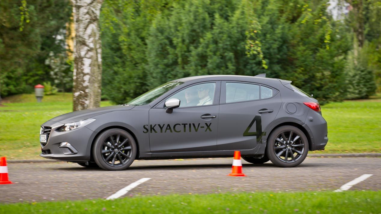 Skyactiv-X conducimos el motor de gasolina que funciona como un Diesel