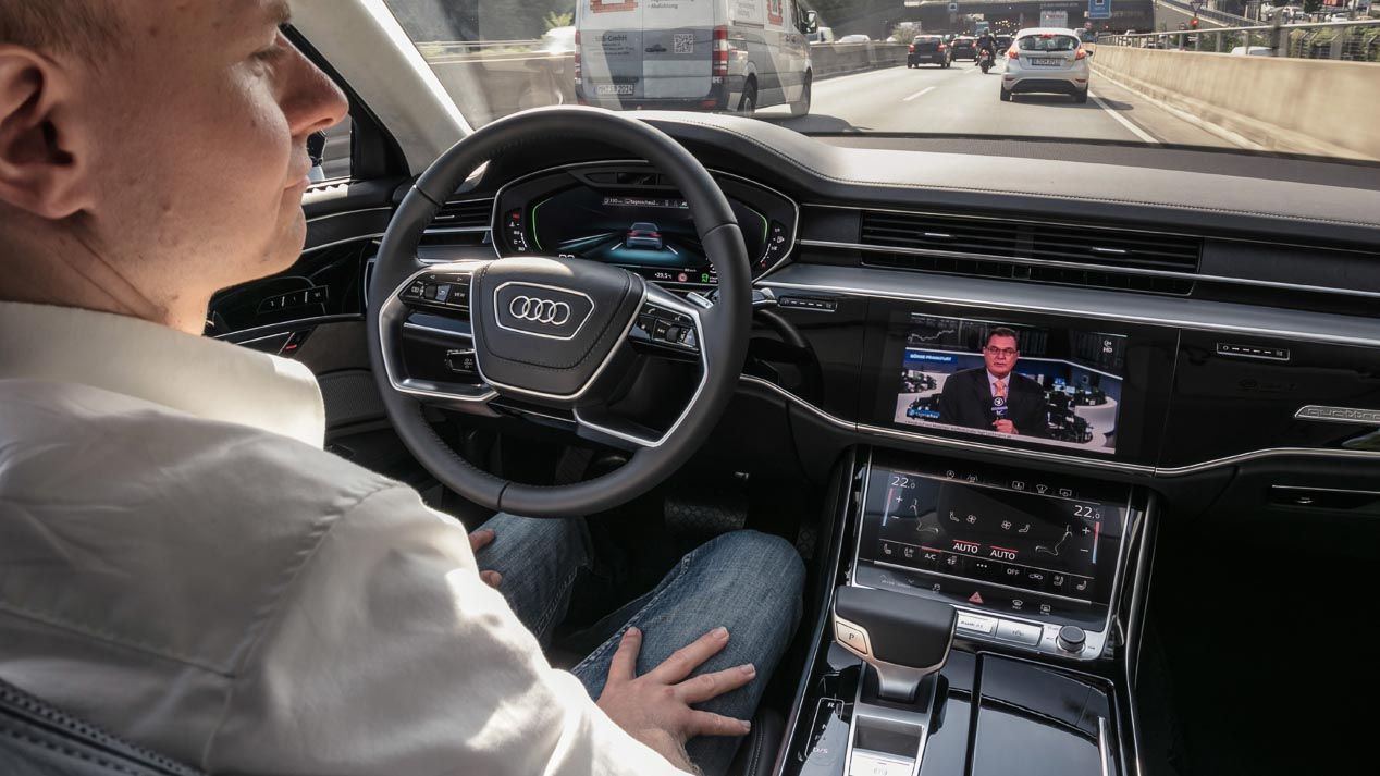 Audi traffic jam pilot: la conducción autónoma del nuevo Audi A8