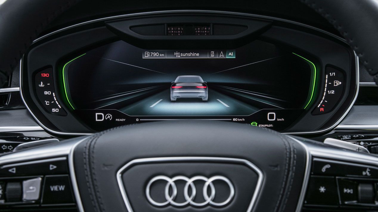 Audi traffic jam pilot: la conducción autónoma del nuevo Audi A8
