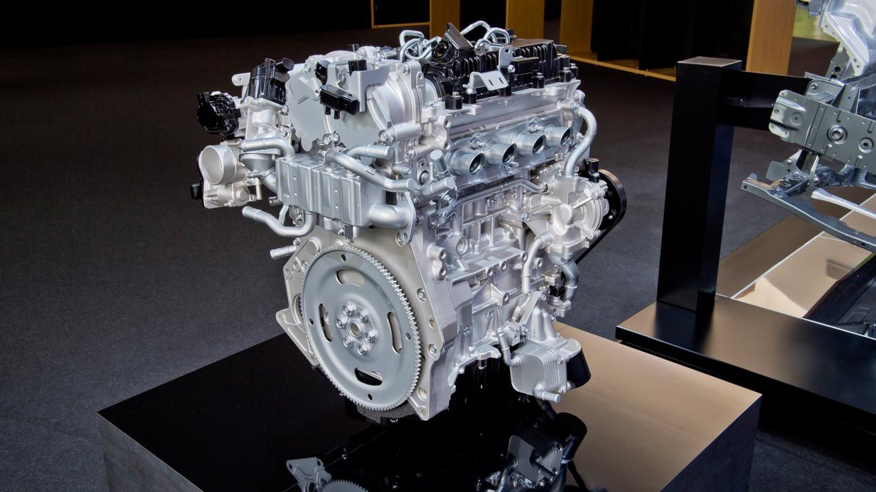 Skyactiv-X conducimos el motor de gasolina que funciona como un Diesel
