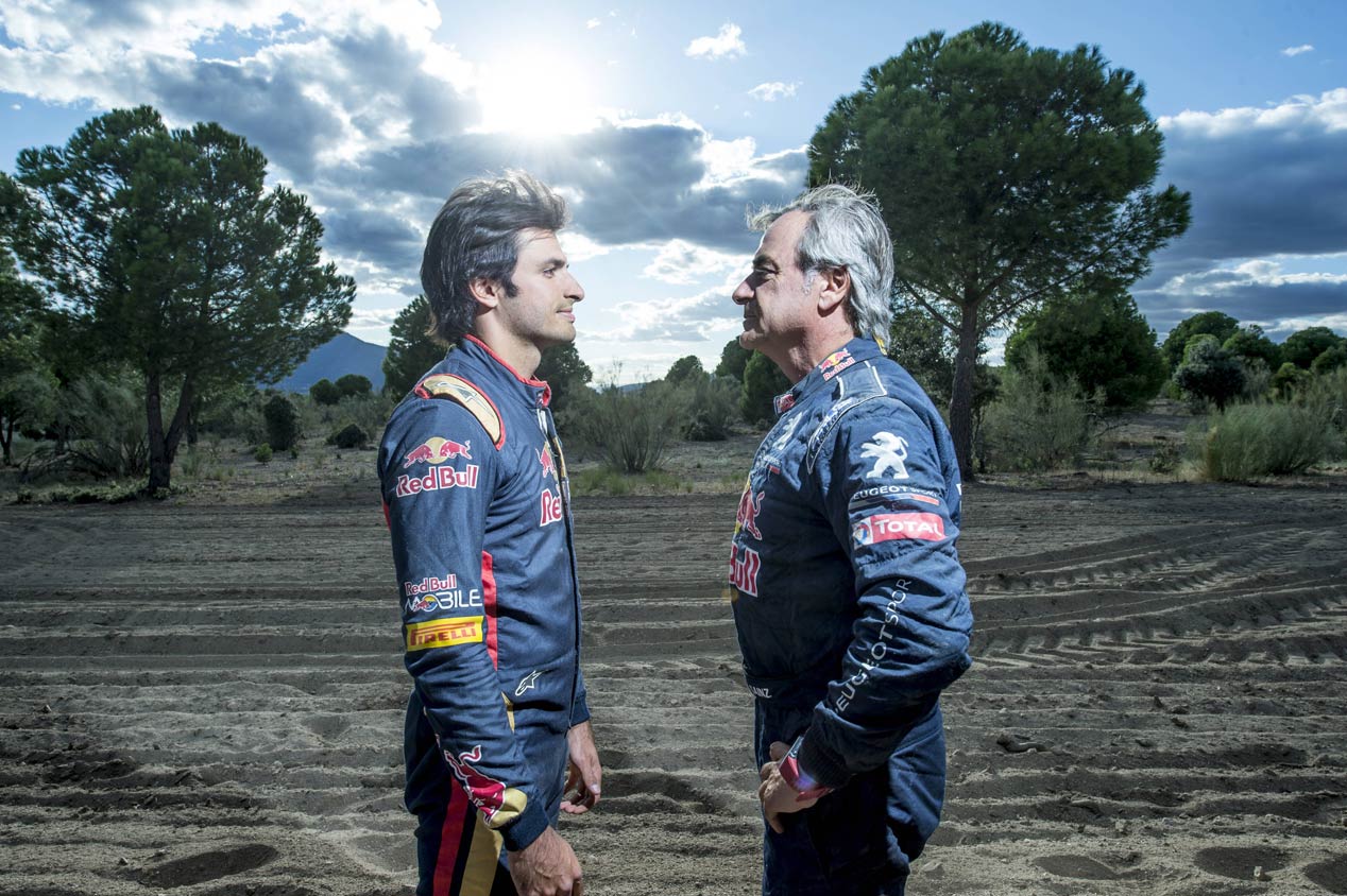 Pique familiar: Carlos Sainz vs Carlos Sainz Jr., en car-cross