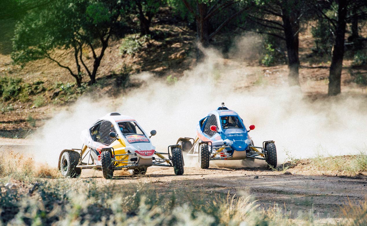 Pique familiar: Carlos Sainz vs Carlos Sainz Jr., en car-cross
