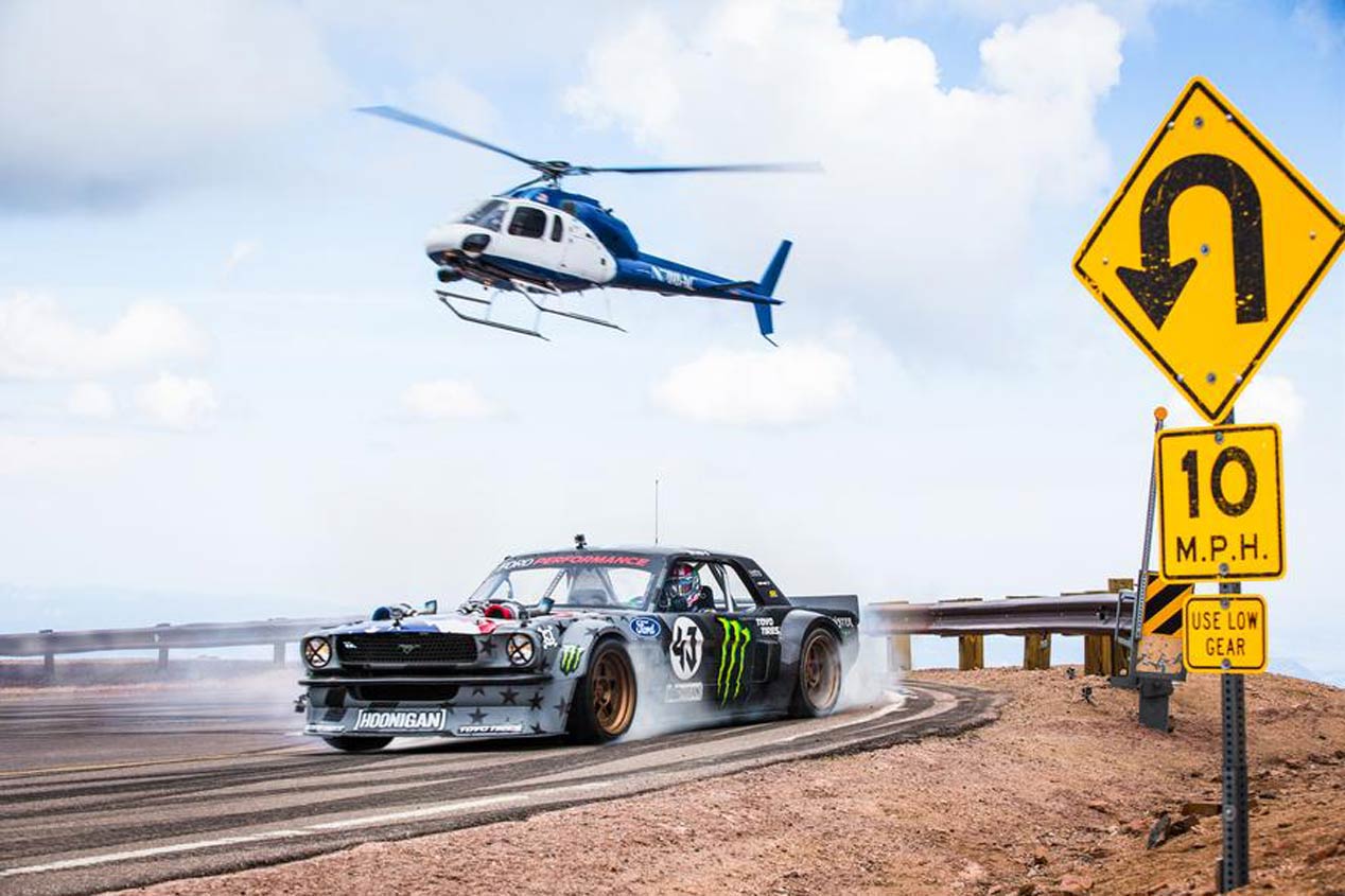 Ken Block y su nueva "Climbkhana" en Pikes Peak. ¡Espectacular!