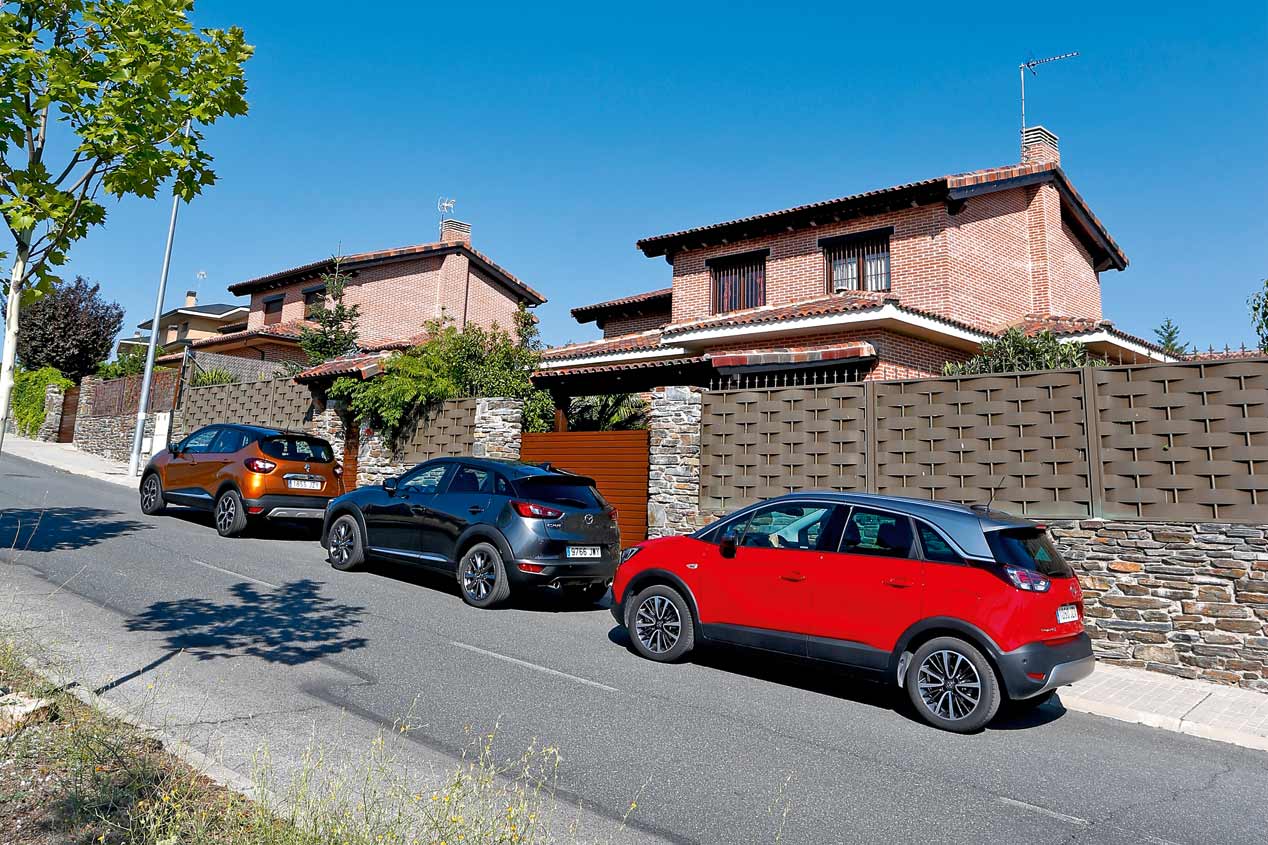 Renault Captur, Opel Crossland X y Mazda CX-3: en busca del mejor SUV urbano