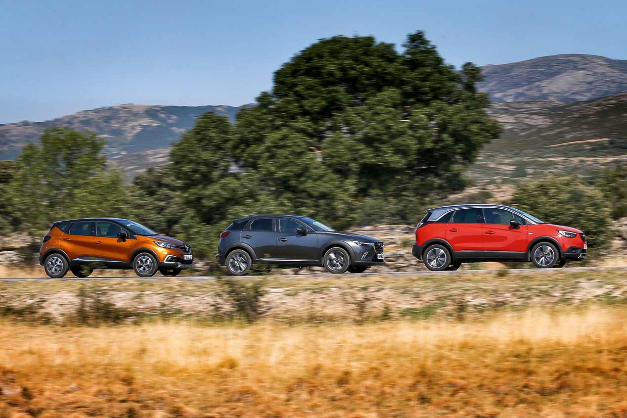 Renault Captur, Opel Crossland X y Mazda CX-3: en busca del mejor SUV urbano