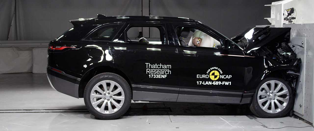 Range Rover Velar, ya presume de 5 estrellas EuroNCAP