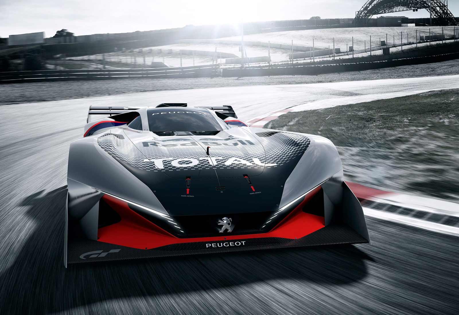 Peugeot L750 R HYbrid Vision, prototipo espectacular para el Gran Turismo Sport